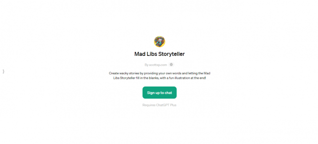 Mad Libs Storyteller