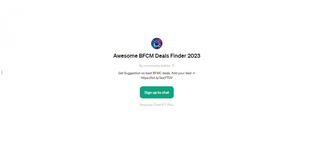 Awesome BFCM Deals Finder 2023