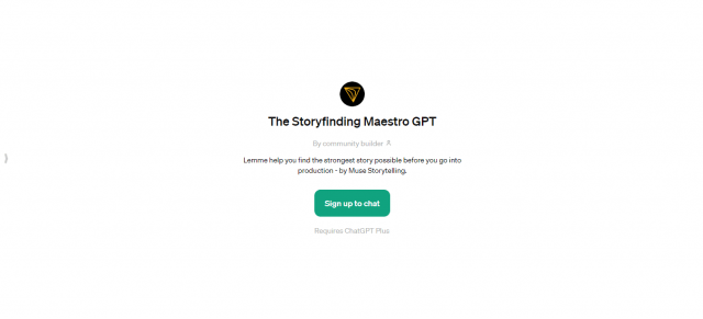 The Storyfinding Maestro GPT