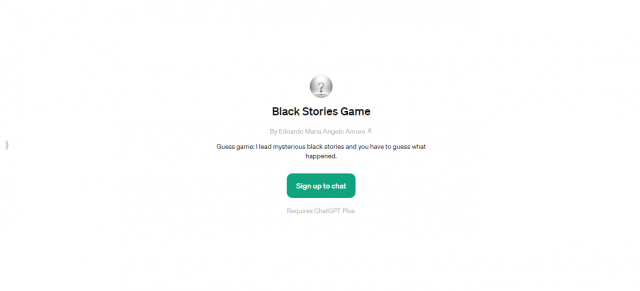 Black Stories Game