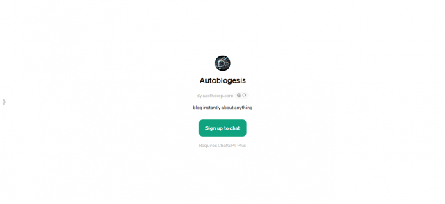 Autoblogesis