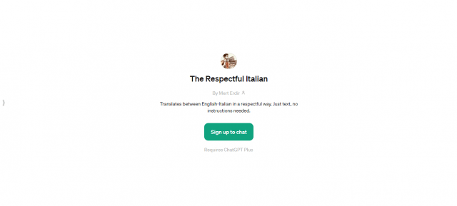 The Respectful Italian