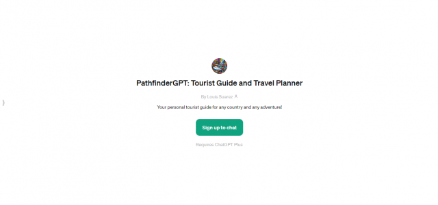 PathfinderGPT: Tourist Guide and Travel Planner