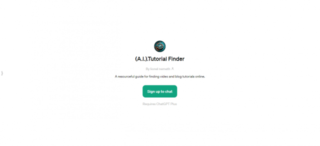 A.I. Tutorial Finder