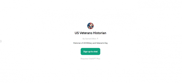 US Veterans Historian