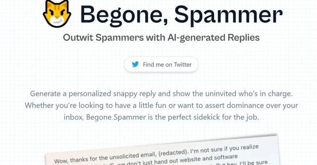 Begone Spammer