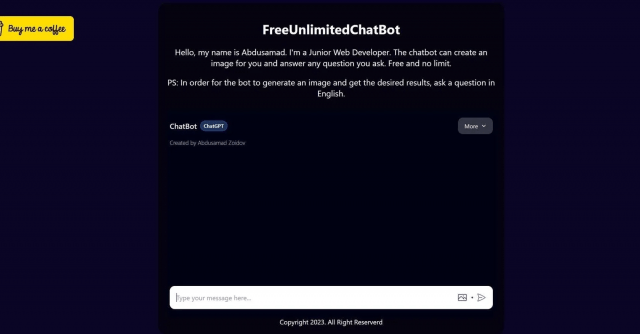 Free Unlimited Chat Bot