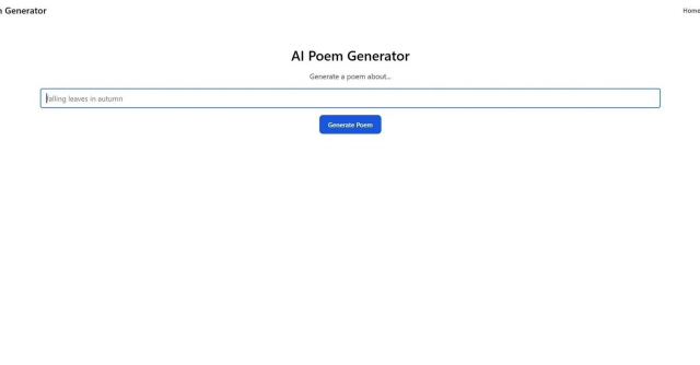 AI Poem Generator