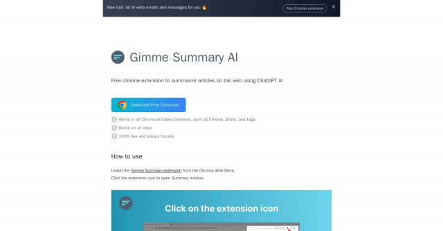 Gimme Summary AI