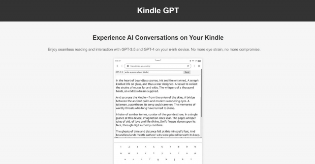 Kindle GPT