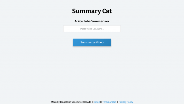 Summary Cat