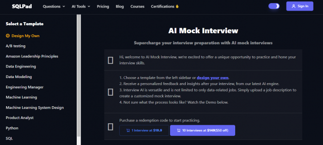 AI Mock Interview