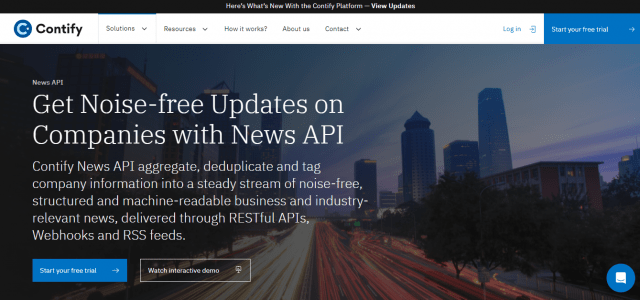 Contify News API