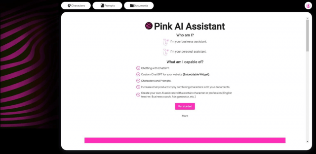 Pink AI Assistant