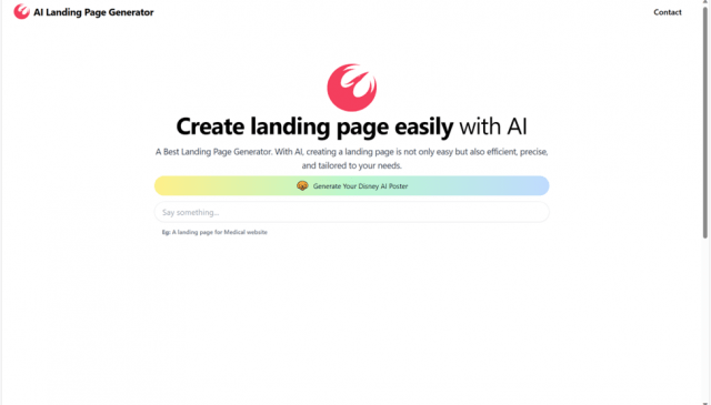 AI Landing Page Generator