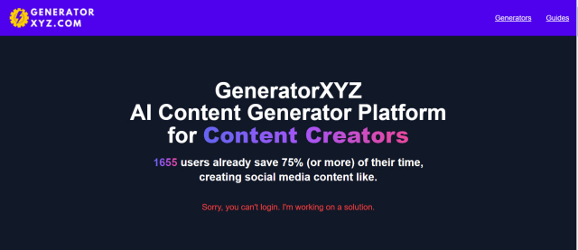 Generator XYZ