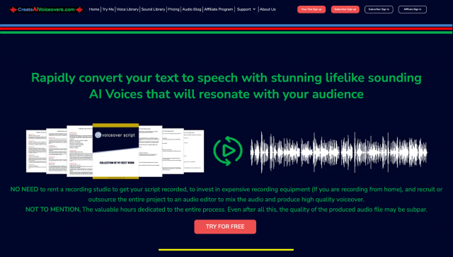 Create AI Voiceovers