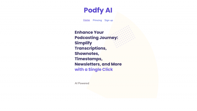 Podfy AI