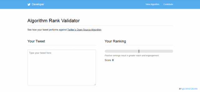 Algorithm Rank Validator