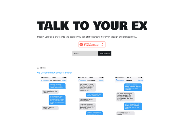 Talk To Your Ex