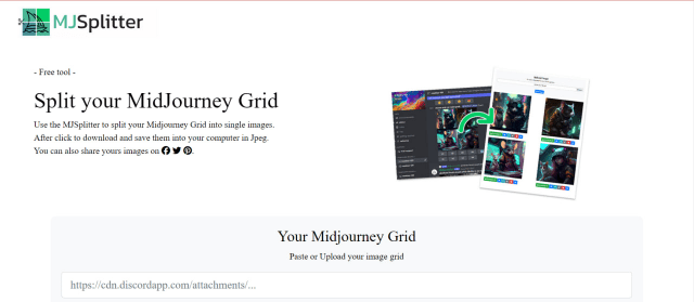 Midjourney Grid Splitter