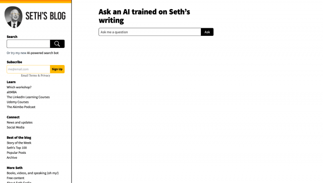 Seths Chatbot