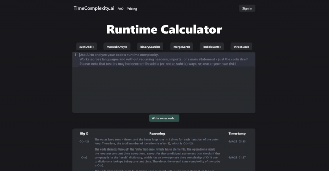 TimeComplexity