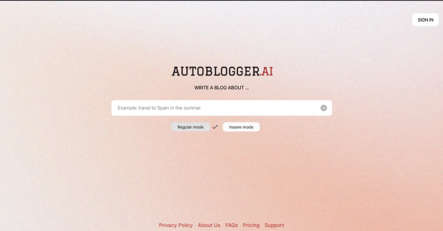 Autoblogger AI