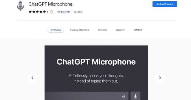 ChatGPT Microphone