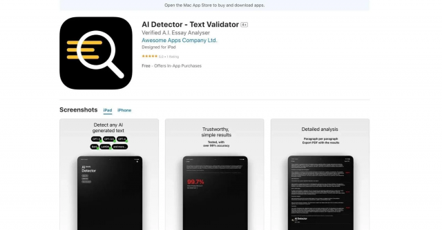 AI Detector — Text Validator