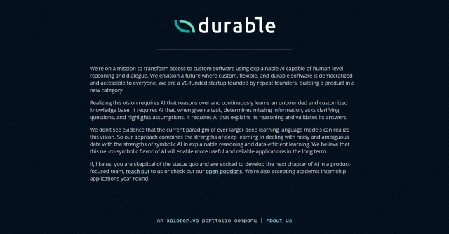 Durable AI