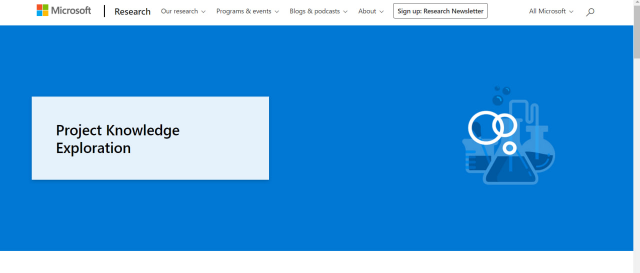 Microsoft Knowledge Exploration