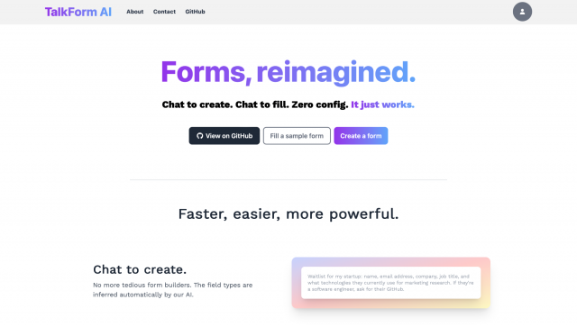 TalkForm AI