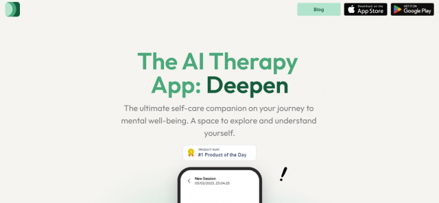 Deepen: AI Therapy & Counseling