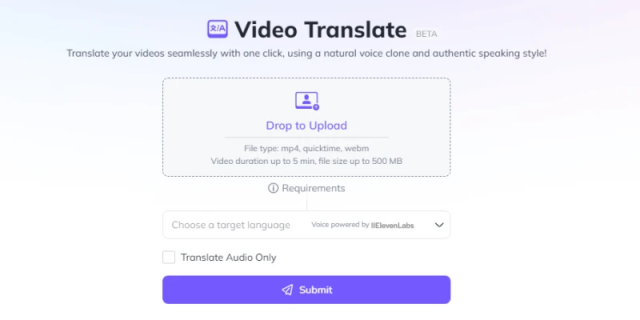 Tongue | Video Translator