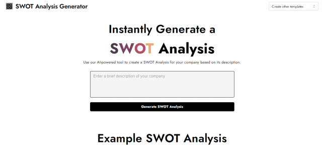 AI SWOT Analysis