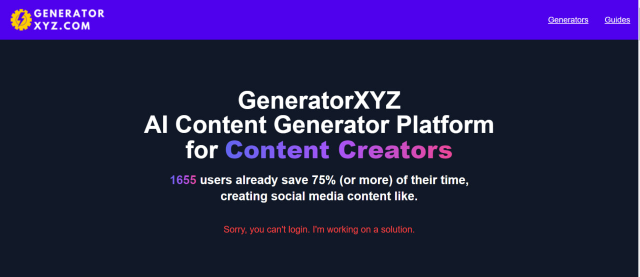 Generator XYZ