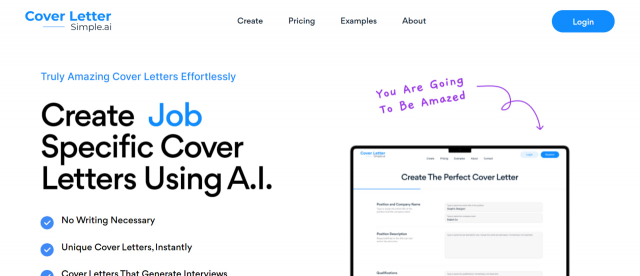 CoverLetterSimple.ai