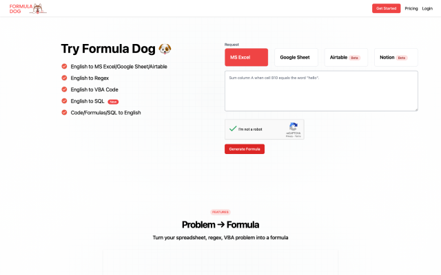 Formula.dog