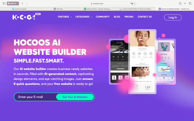 Hocoos AI Website Builder