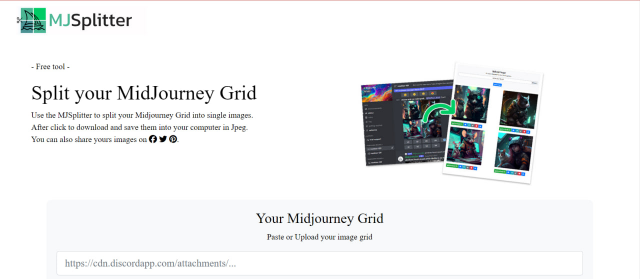 Midjourney Grid Splitter