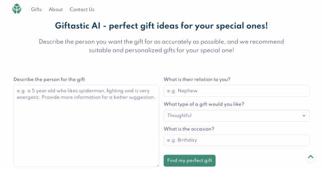 Giftastic AI