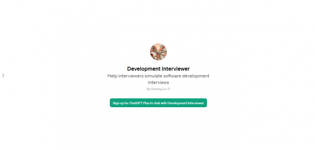 Development Interviewer