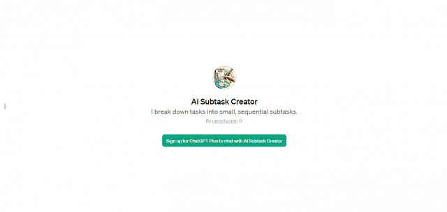 AI Subtask Creator