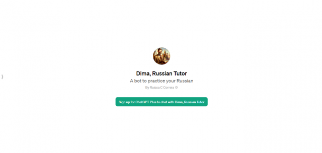 Dima, Russian Tutor