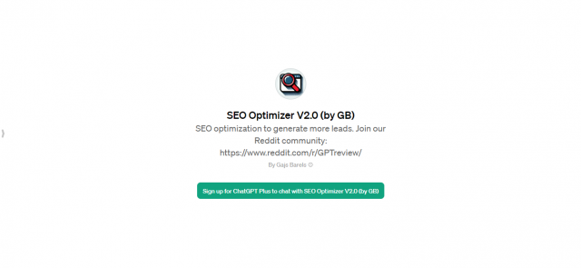 SEO Optimizer V2.0 (by GB)