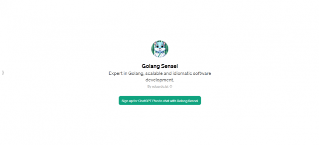 Golang Sensei