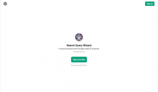 Search Query Wizard