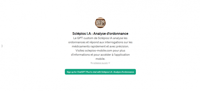 Sclpios I.A : Analyse d'ordonnance