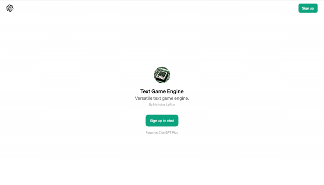 Text Game Engine